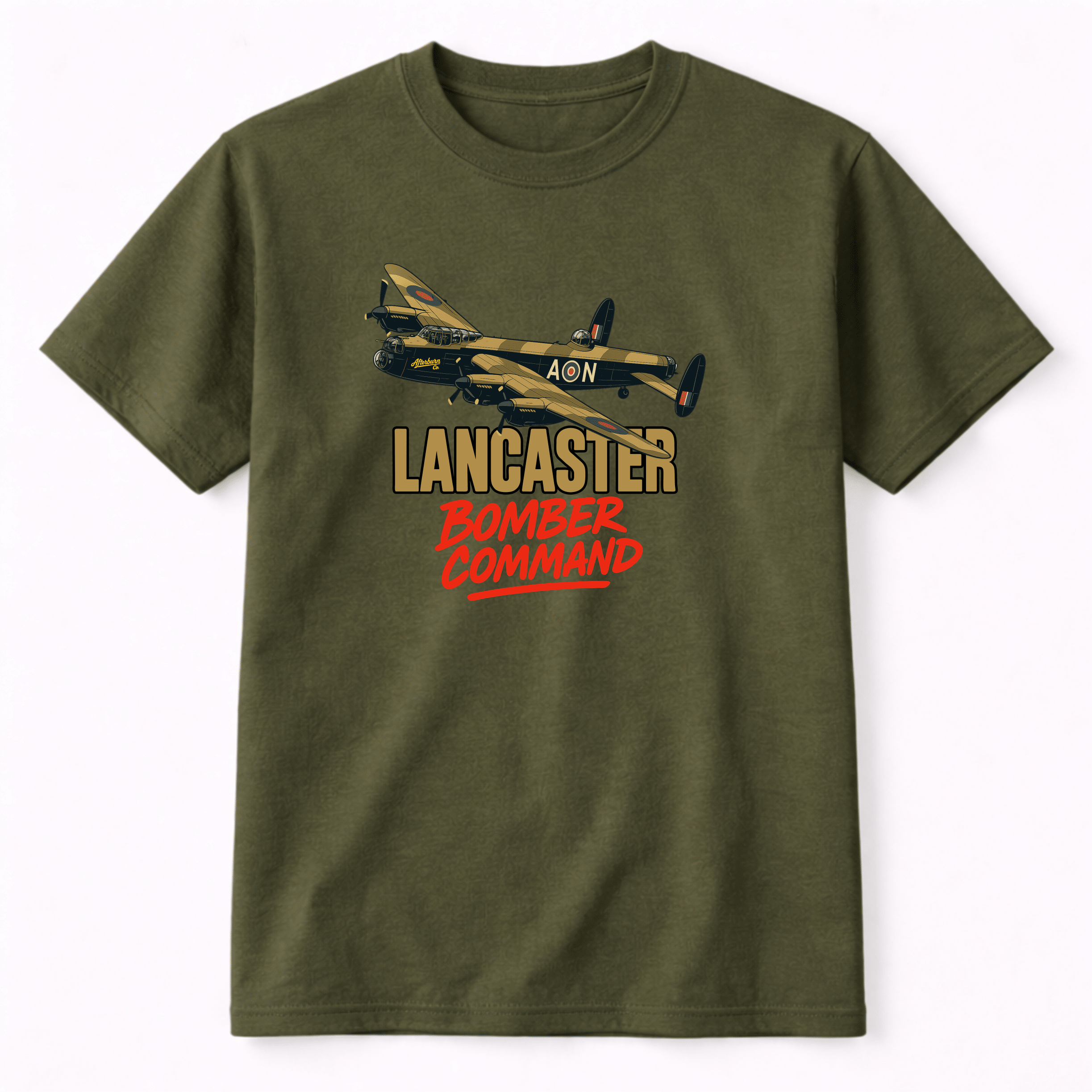 Heavy Bomber Command Aviation Graphic T-Shirt by Afterburn UK