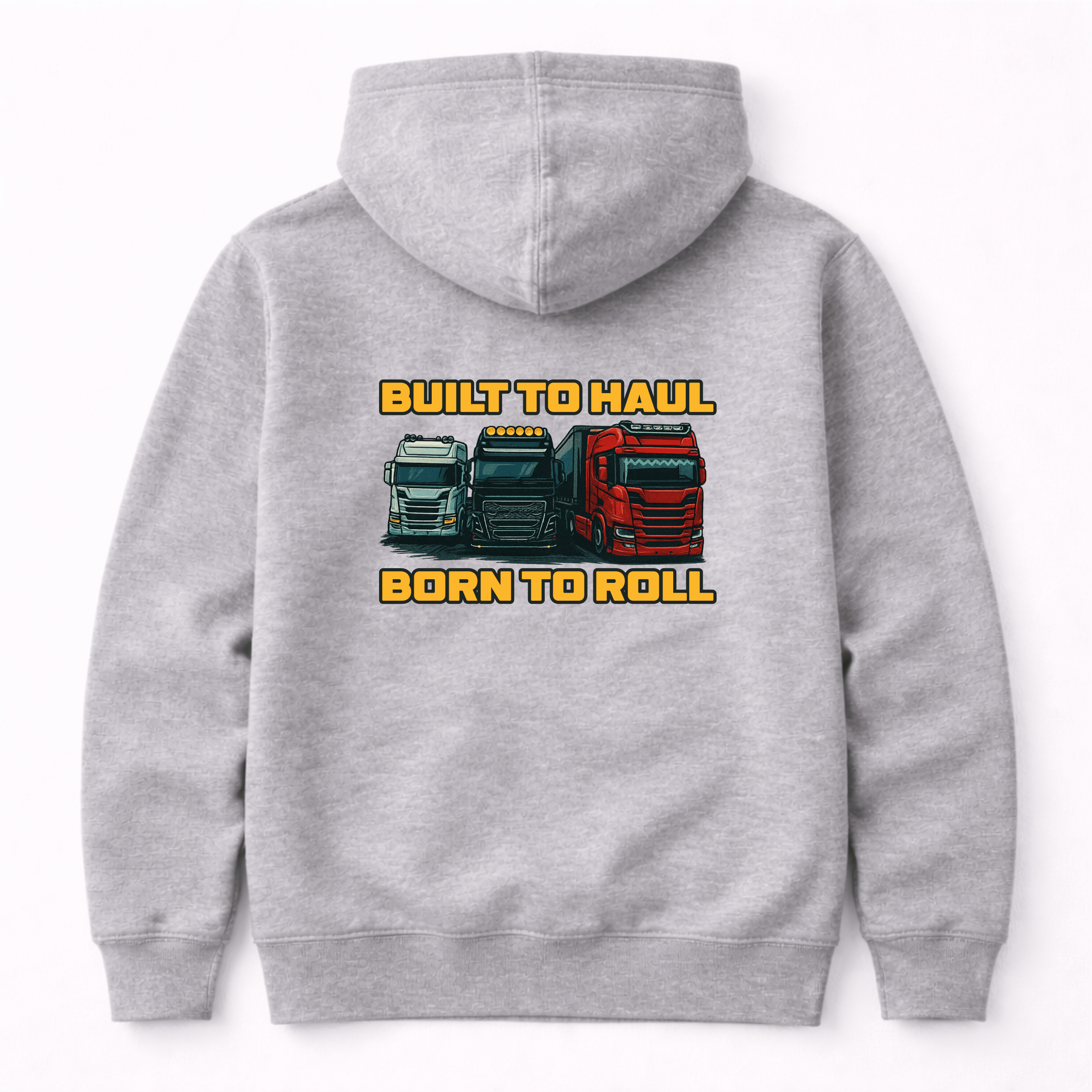 Built to Haul Truck Trio Graphic Hoodie by Afterburn UK