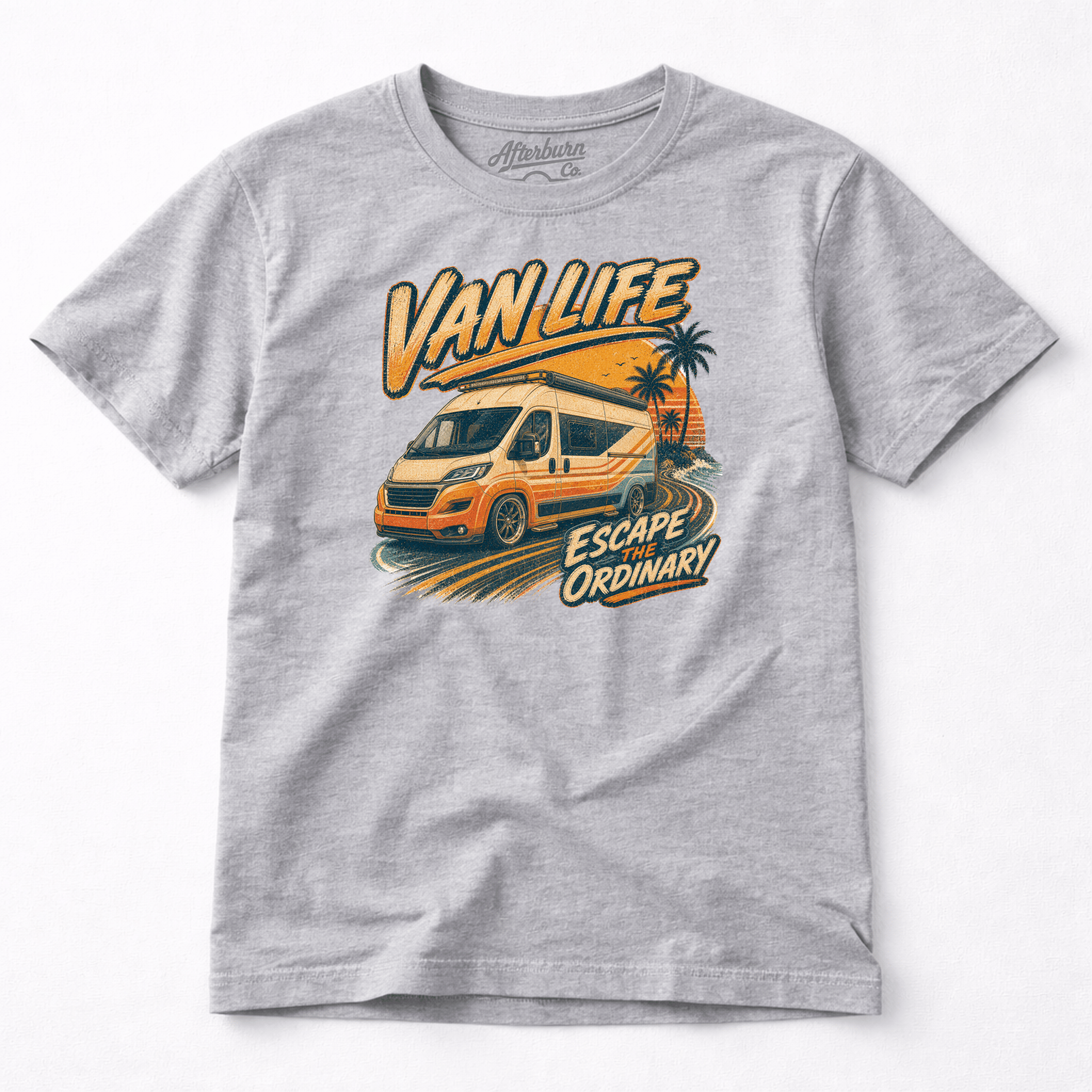 Van Life Escape the Ordinary Graphic T-Shirt by Afterburn UK