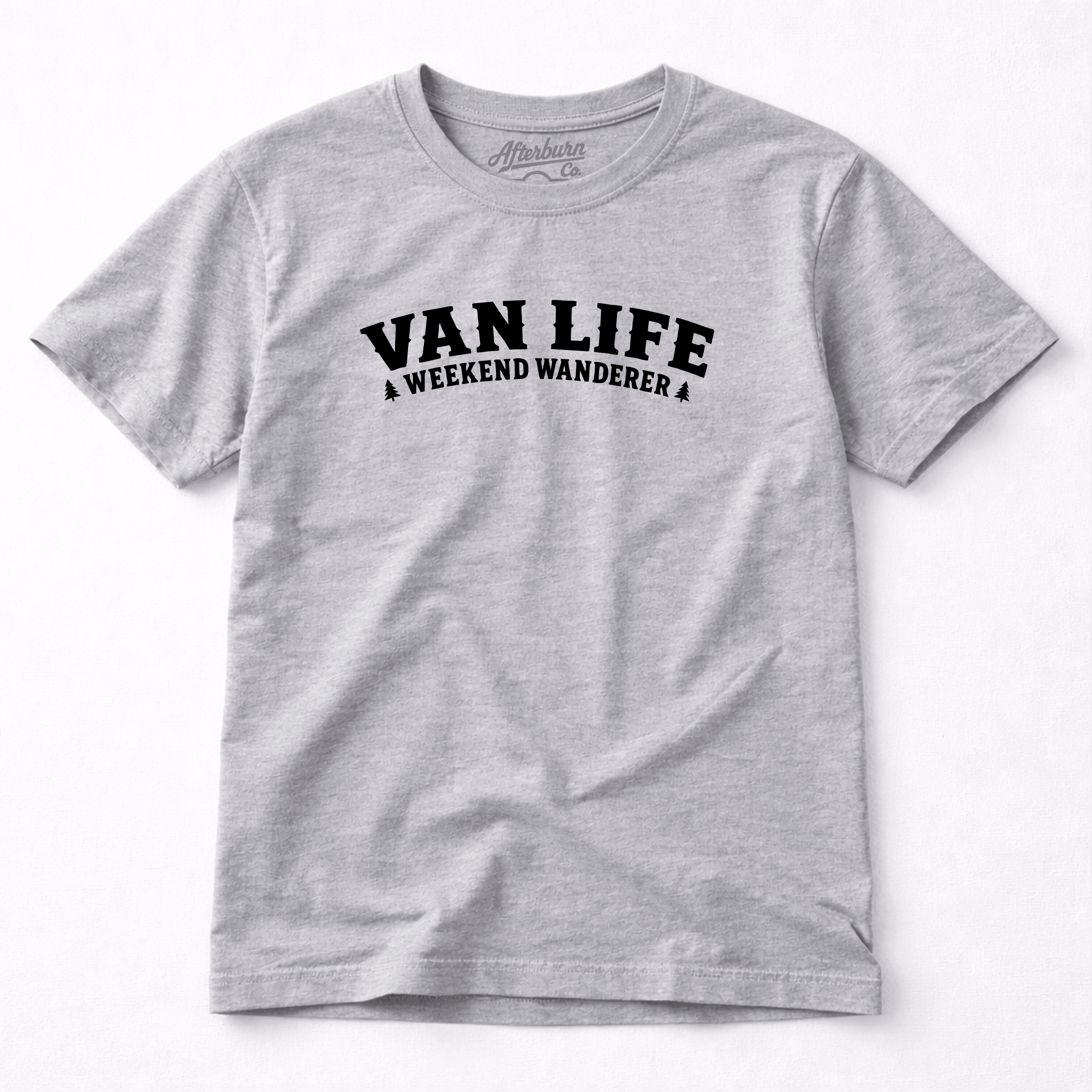 Weekend Wanderer Logo Van Life Graphic T-Shirt by Afterburn UK