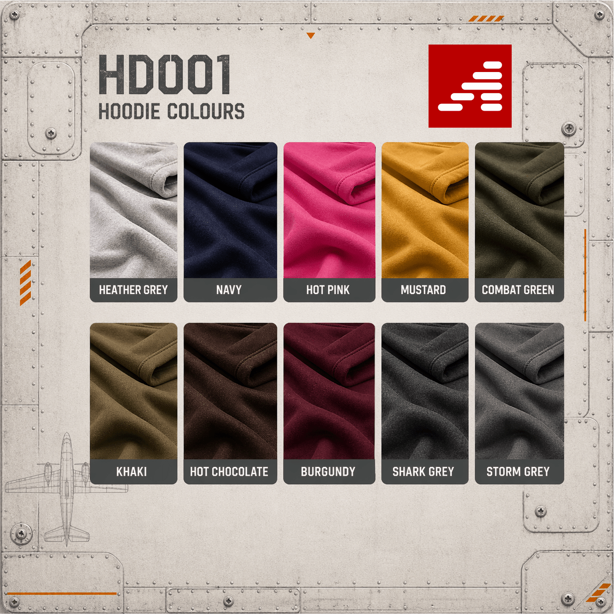 Afterburn graphic hoodie available colour options - over 20 colours UK