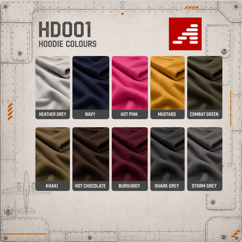 Afterburn graphic hoodie available colour options - over 20 colours UK
